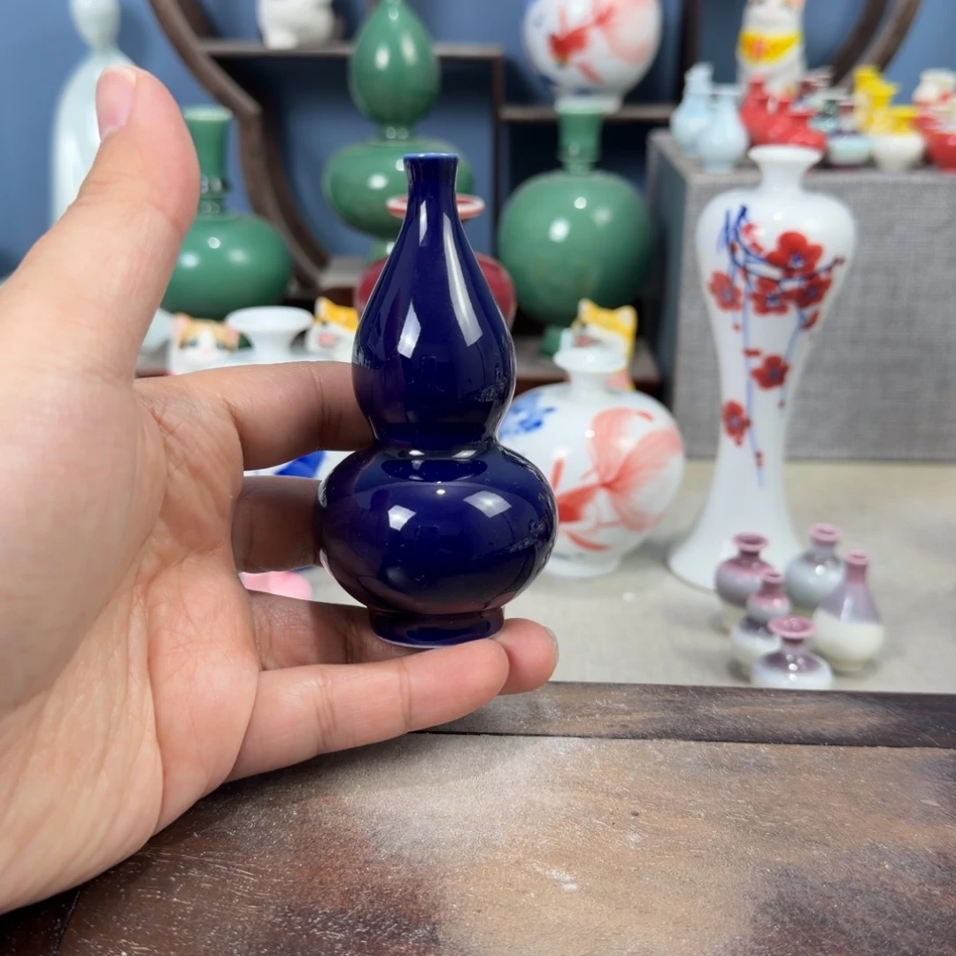 陶瓷手工小花器摆件