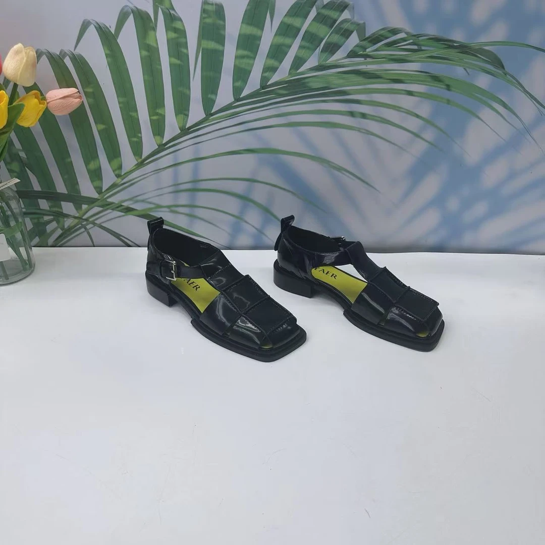 小强家女鞋 芽儿家新款百搭女凉鞋（Y955-3-2 ）（W34AYG23229-201）