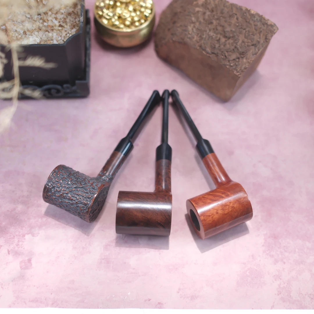 石楠木烟斗 大力水手锤子桌斗 3毫米孔道 三色可选 新手入门推荐