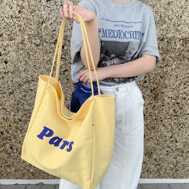 法国新品松弛感帆布包2025大容量单肩手提包森韩版大挎包托特包