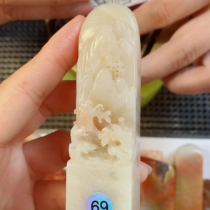 老挝石现场直播手工