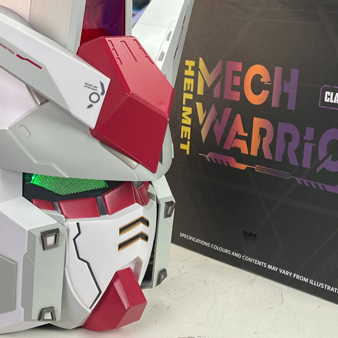 【现货！RX-78元神】次日可发新品可佩戴面具感应发光diy摆件预定卡