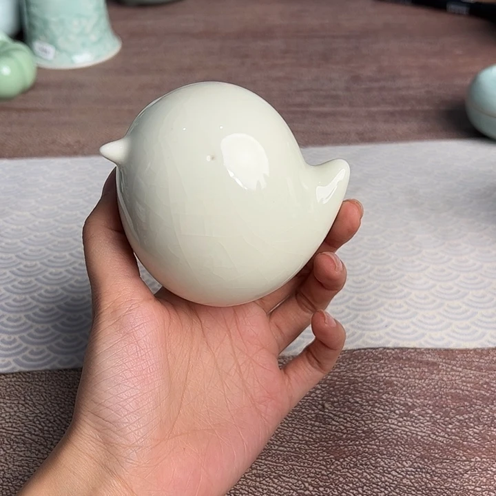 龙泉云间青瓷小米茶器