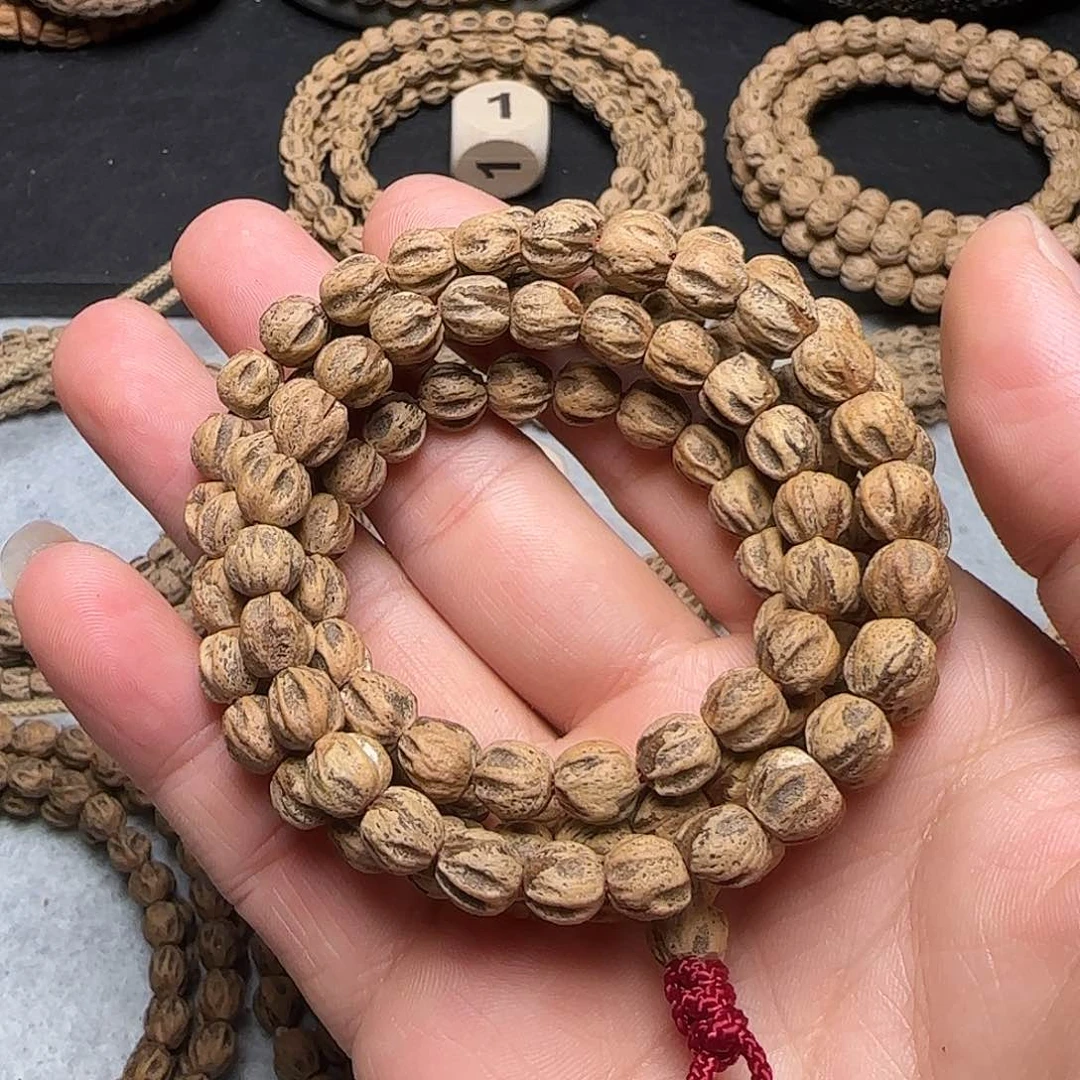 柏香籽/百香籽手串1*1红芽脏莲花