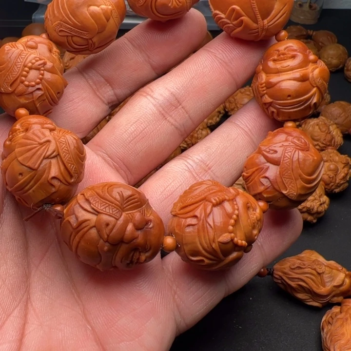 ****陈手串/手链橄榄核橄榄核雕刻的作品