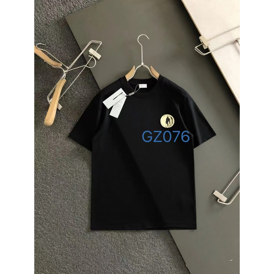 【今日上新】宽松版 贴布徽标圆领短袖T恤#GZ076款
