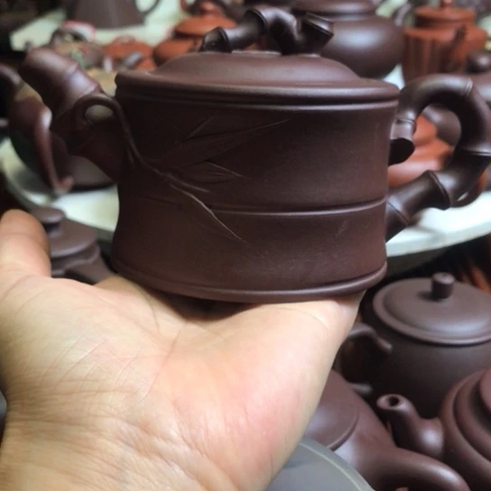 紫砂茶壶一品竹段茶壶