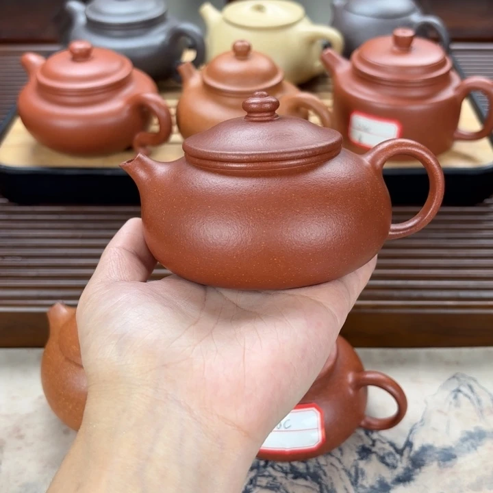 紫砂茶壶180CC寒江