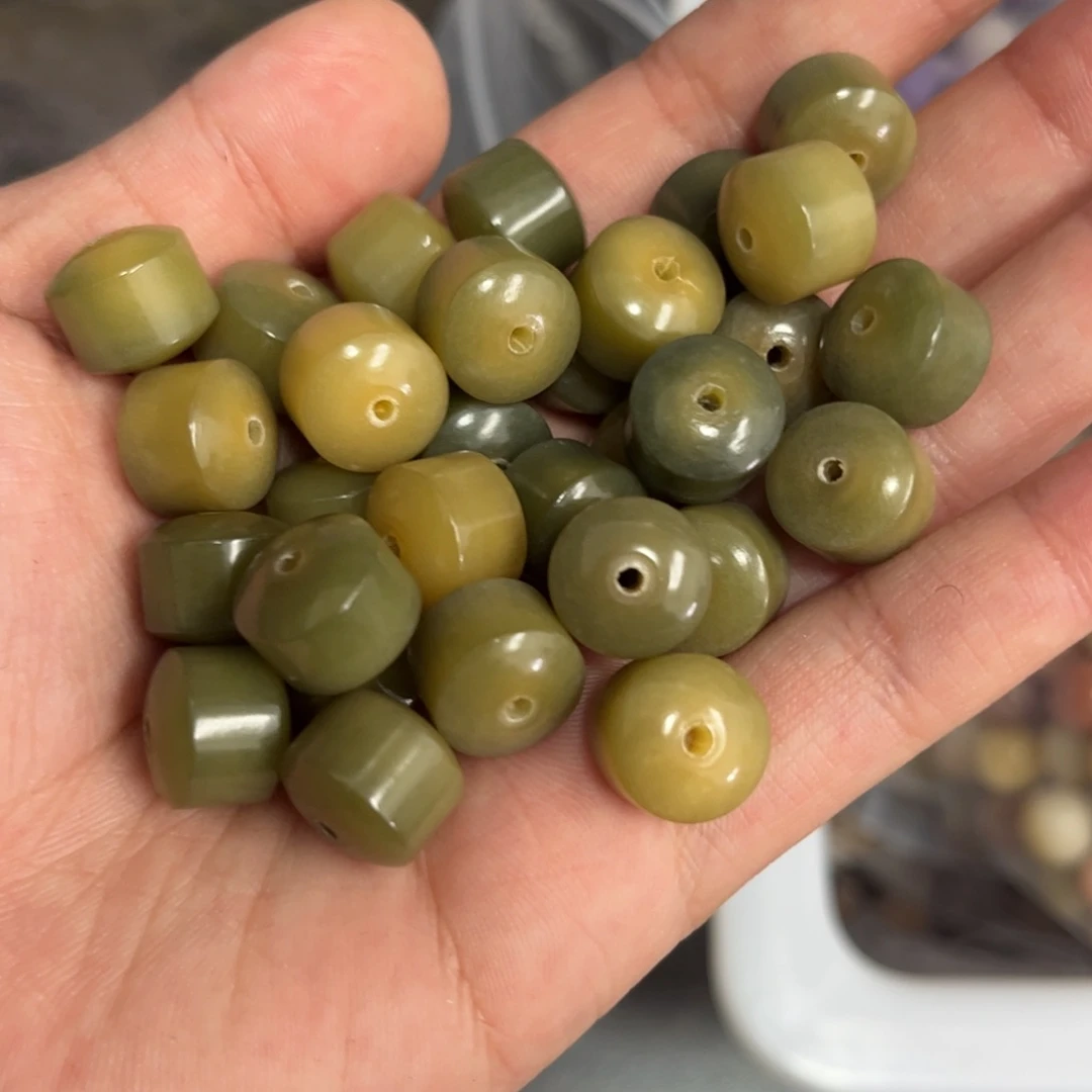 【闪购商品】白玉菩提吊坠z/11mm/100金轮