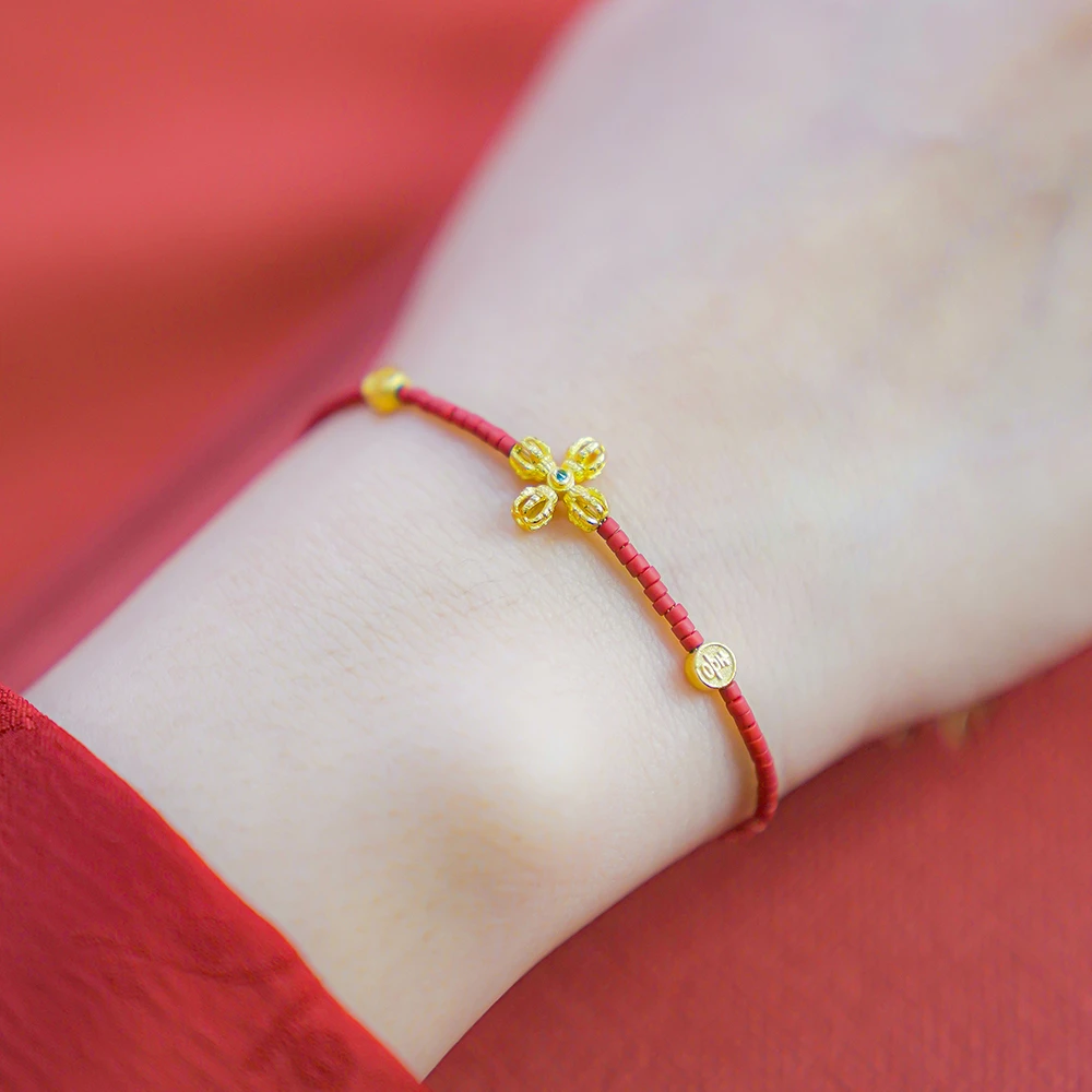 琉璃手链新中式国风红色小众时尚饰品首饰配饰