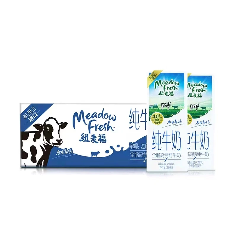 山姆 纽麦福(Meadow Fresh) 新西兰进口 全脂高钙纯牛奶 200ml*30