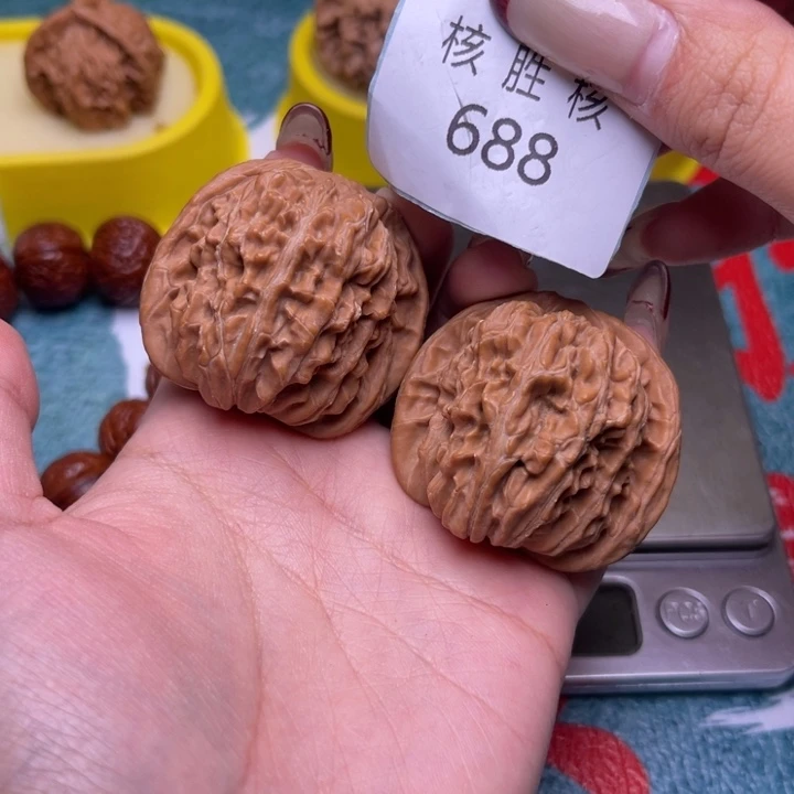 文玩核桃把件四座楼41.688