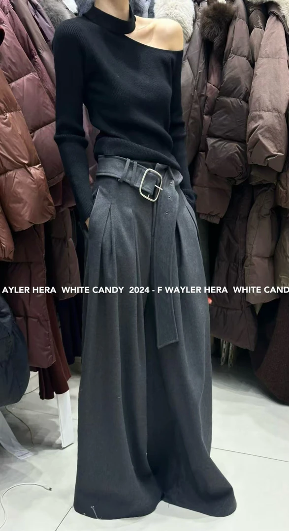 赫拉（7073#新） 垂感气质百搭西装裤KC