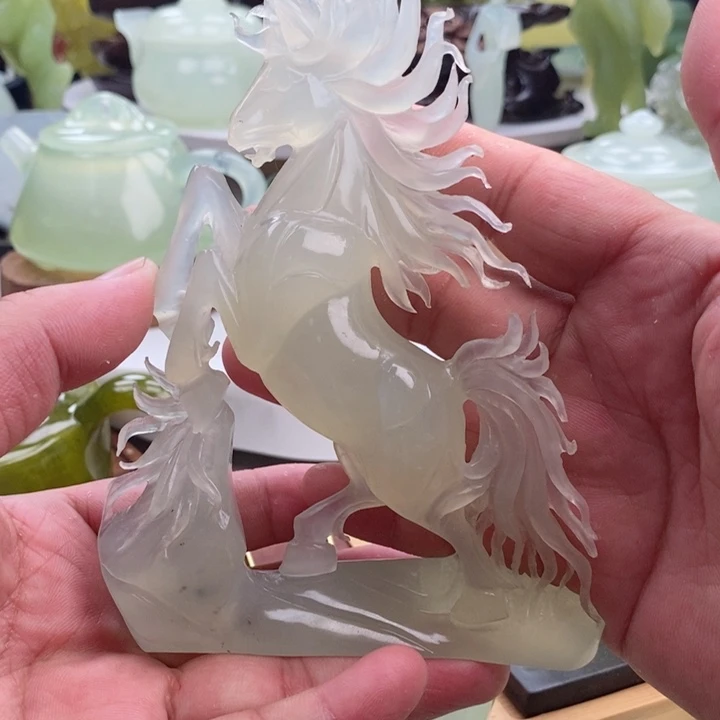 岫玉四大名玉摆件未镶嵌回**饭