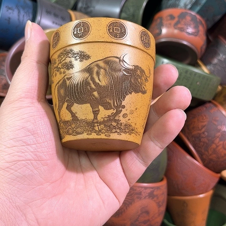 茶杯紫砂全手工紫砂主人杯