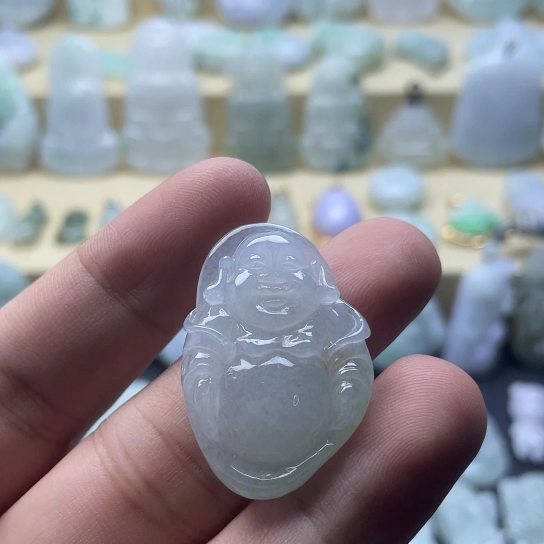 翡翠未镶嵌颈饰纯天然翡翠