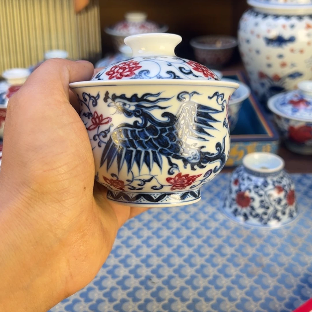 摆件景德镇茶器百宝箱