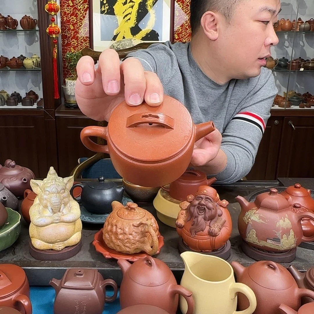 紫砂茶壶汉瓦降坡