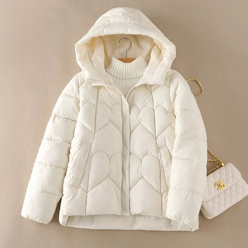 566轻便棉服纯色百搭气质