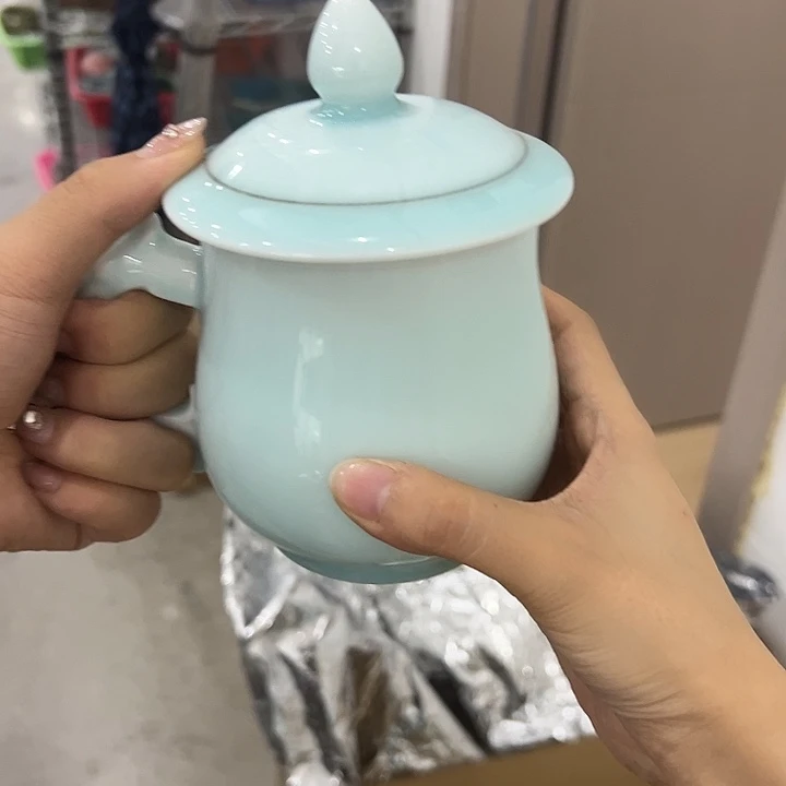龙泉云间青瓷小米茶器