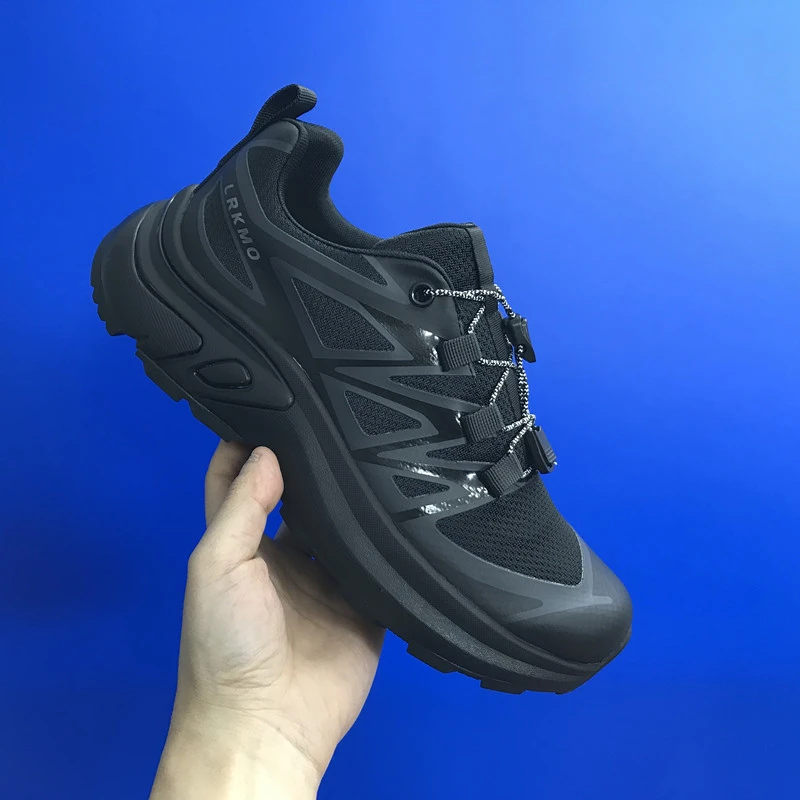 2025男士网面透气运动鞋防滑登山徒步越野休闲跑步鞋舒适百搭男鞋