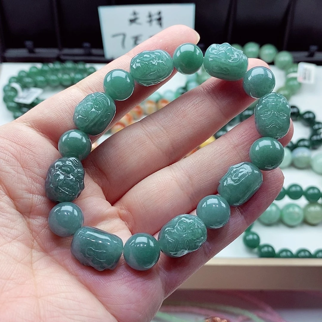 翡翠未镶嵌毛衣链