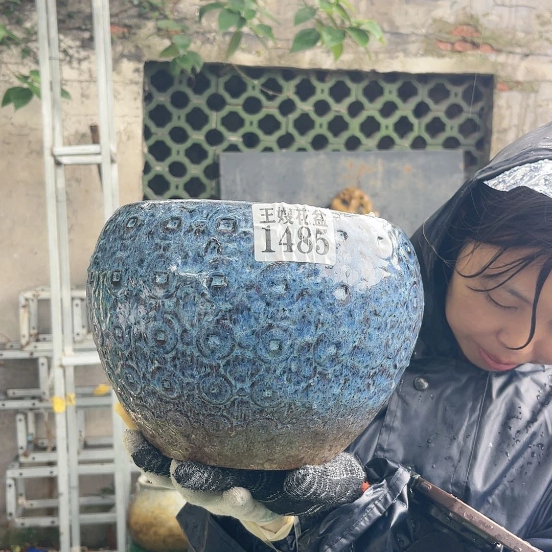 紫砂花盆王嫂花盆0611-1485高18口20