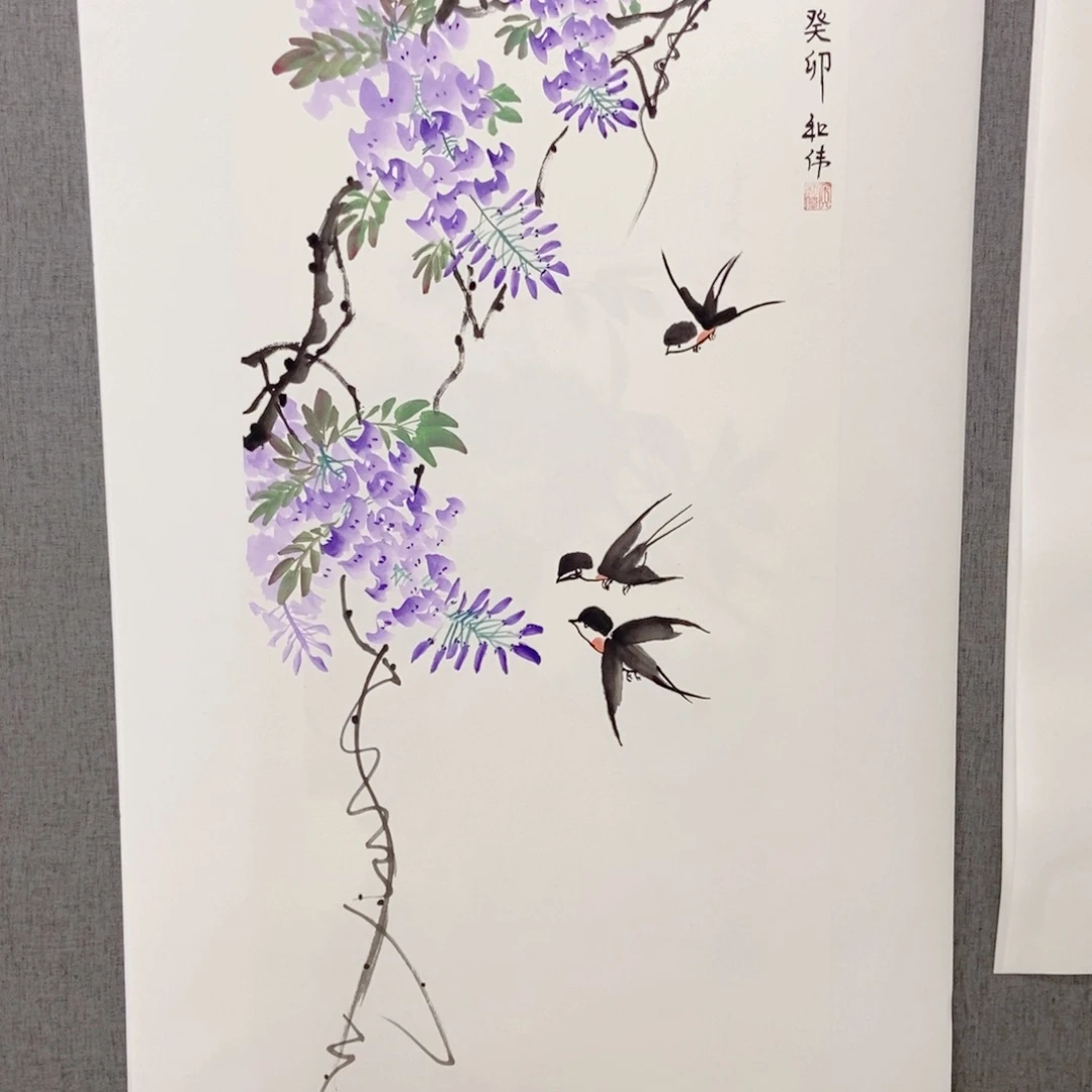 国画手写手绘火花119