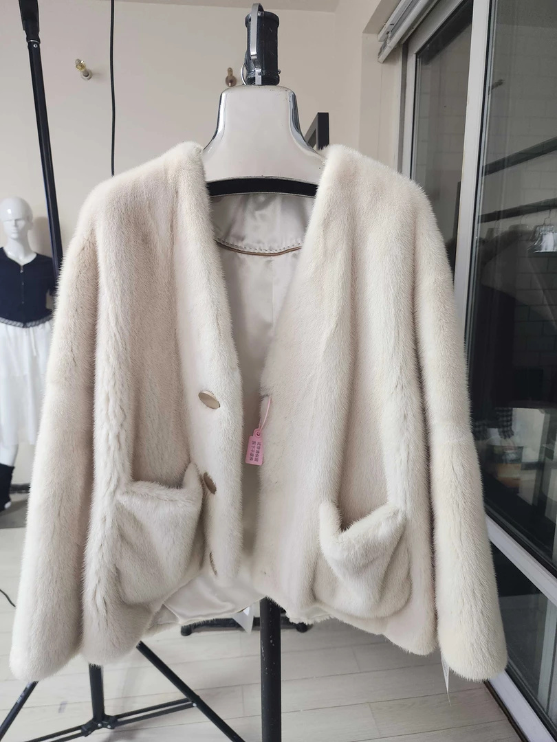 高端皮草 大码女貂 看价确认