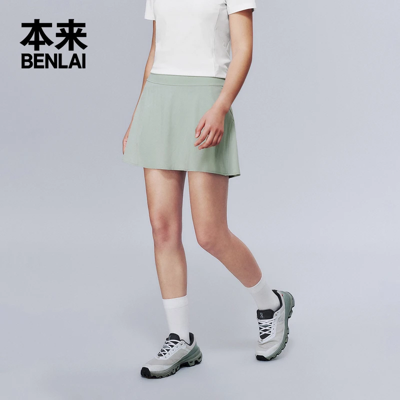 【夏日穿搭】本来BENLAI女士凉感运动健身户外2025新款夏季薄款短裙