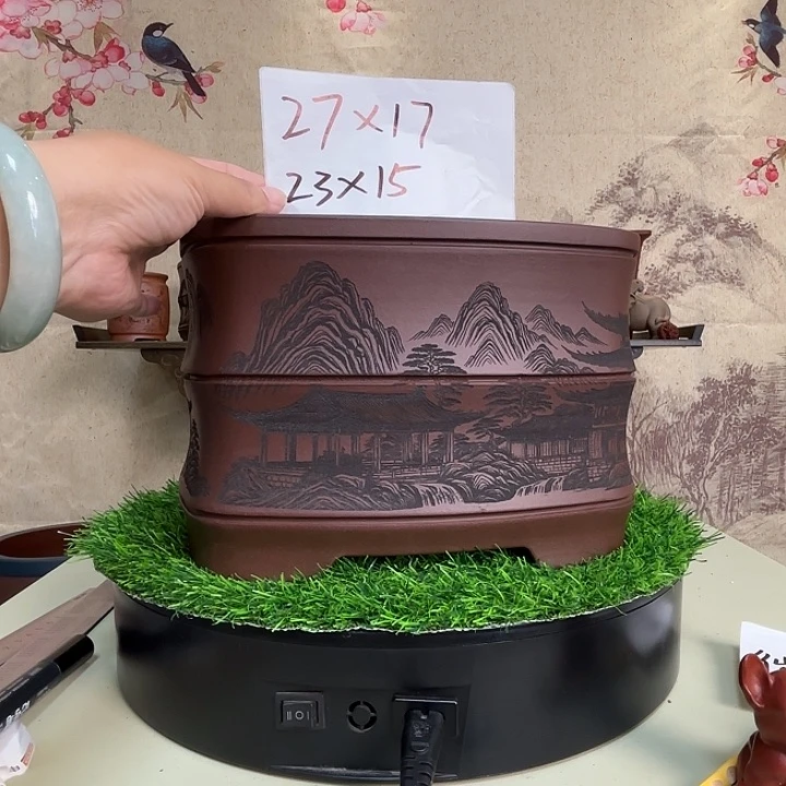紫砂花盆宜兴紫砂