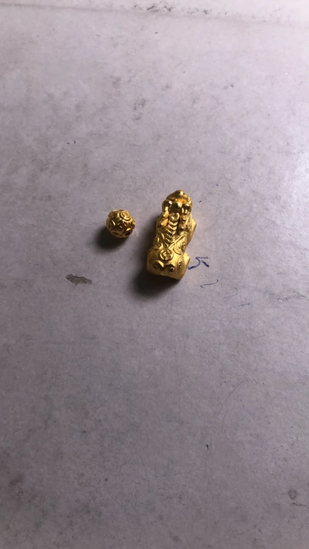 金元宝足金金珠首饰首饰