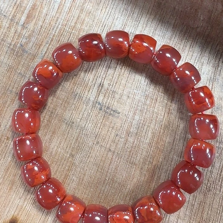 南红玛瑙手链未镶嵌手串原矿南红手串瓦西10➕