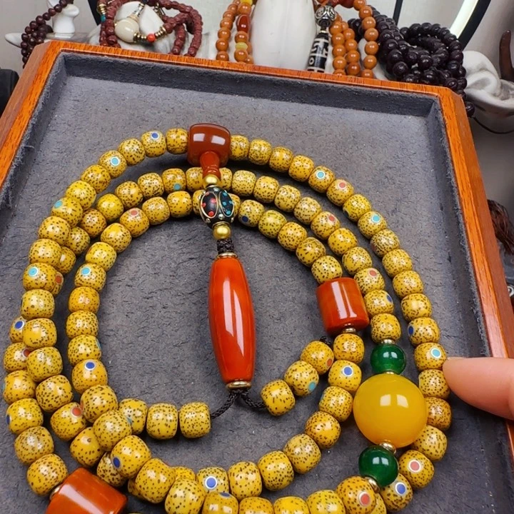 吊坠星月菩提脖挂