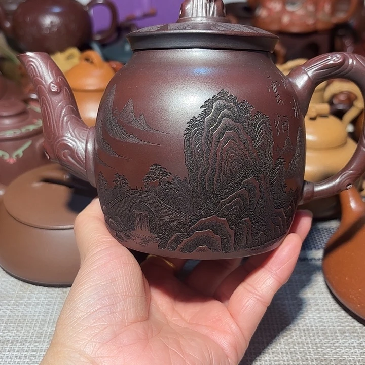 紫砂茶壶原矿宜兴紫砂