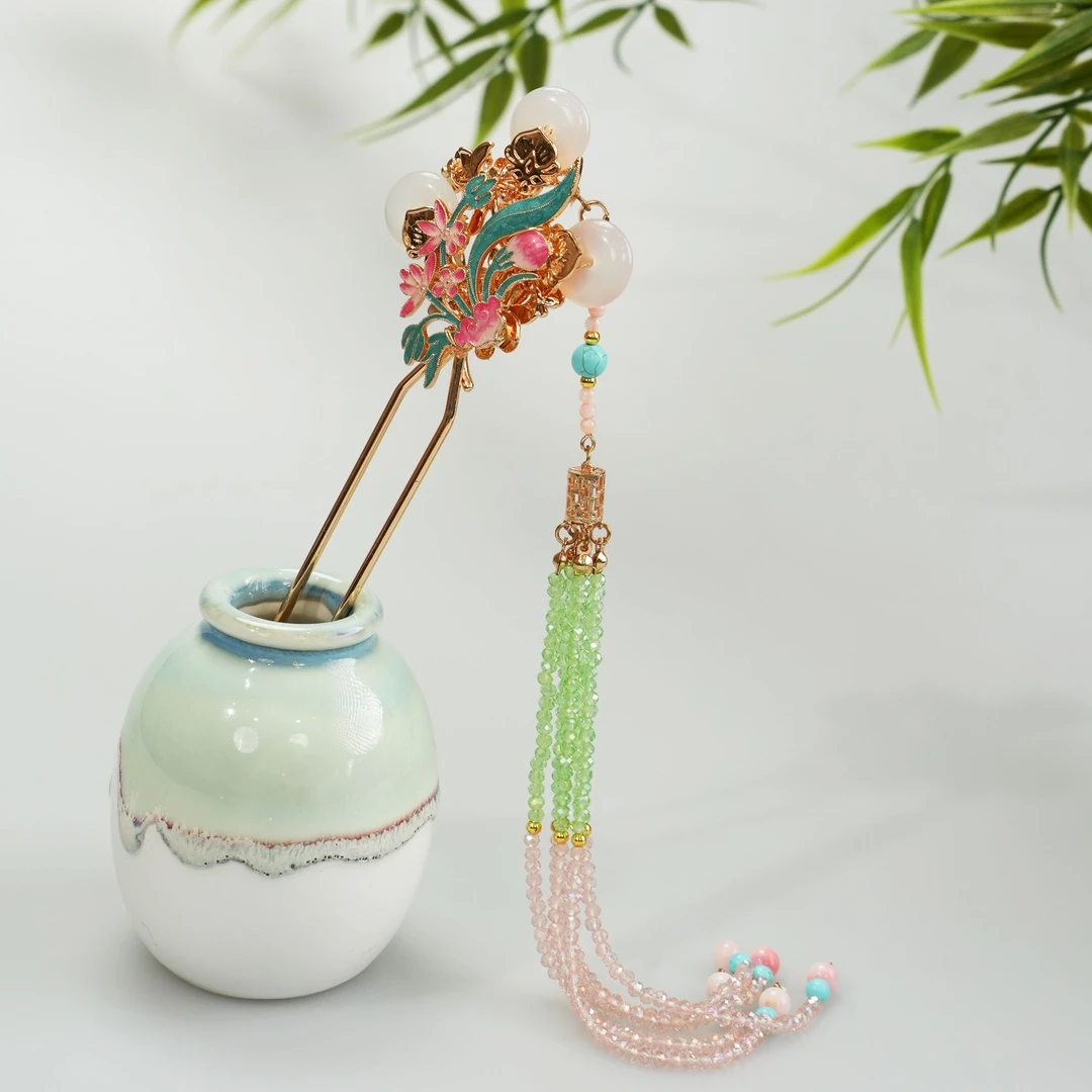 [悦棠]古悦倾城古风汉服发饰