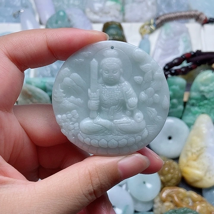 翡翠未镶嵌吊坠(不含链)翡翠