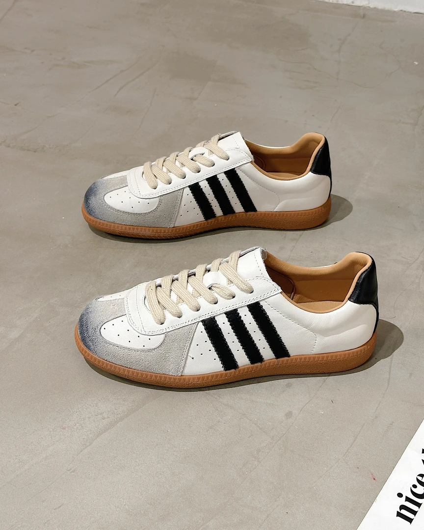 锡林高乐专属 头层牛皮  德训系列小白鞋 正码正拍 特别软舒服