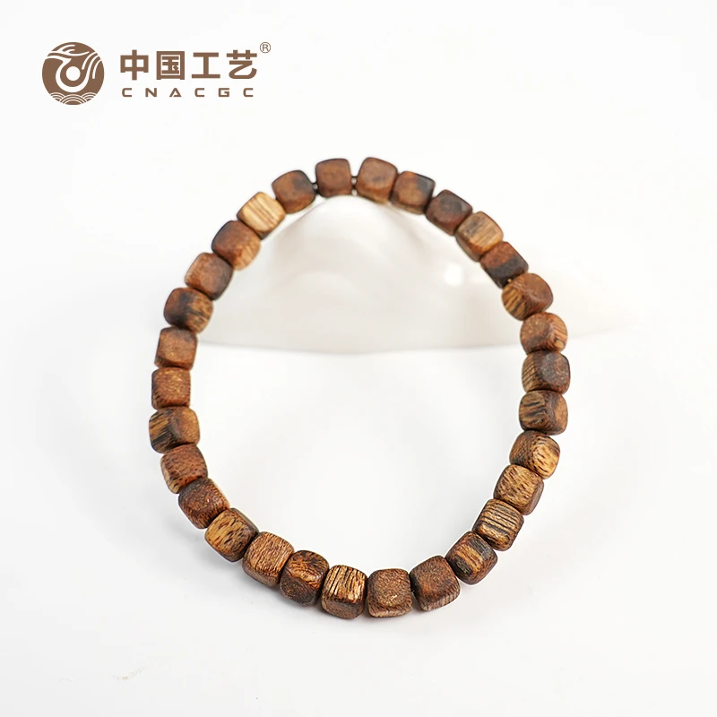 沉香【中国工艺】沉香6mm*30颗方珠手串香韵简约多样性发其一