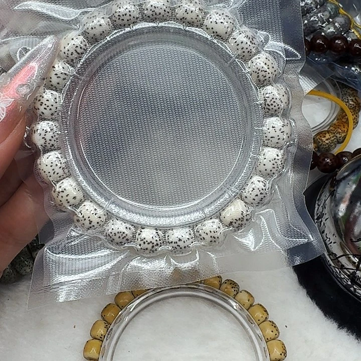 星月菩提手串386王者白星月菩提镶嵌10桶单圈