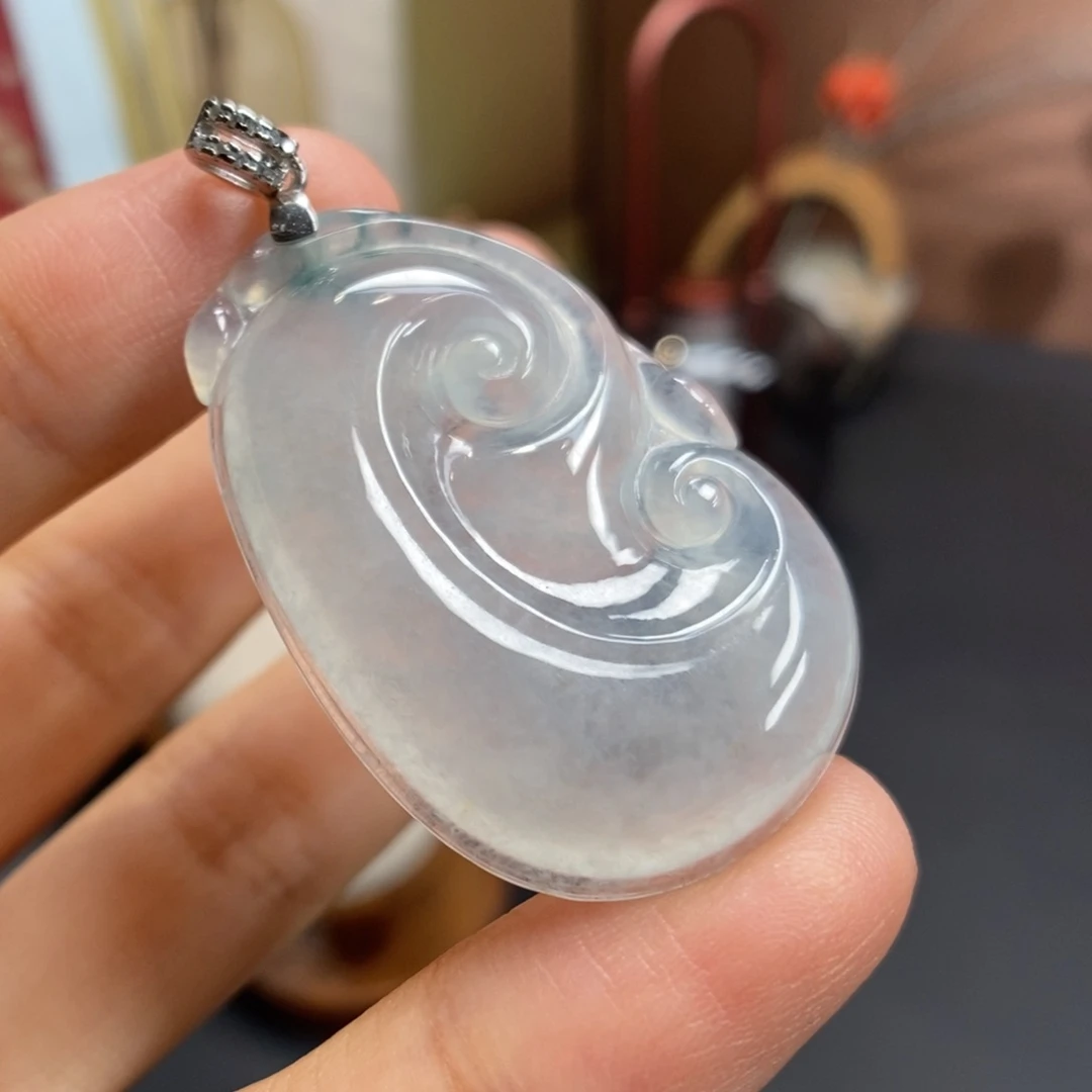 【闪购商品】颈饰银S925镶嵌翡翠7