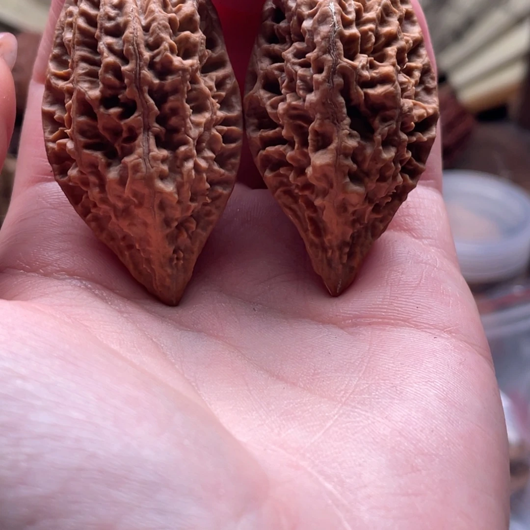 文玩核桃把件楸刀鱼14