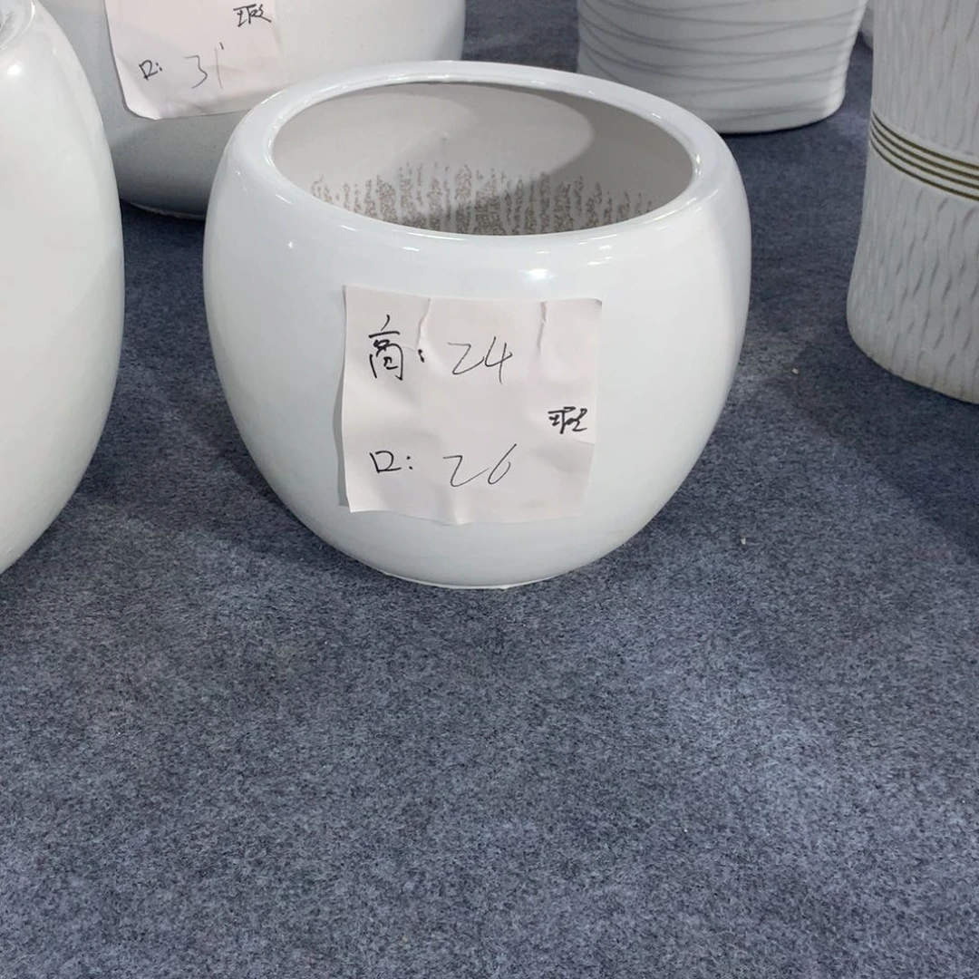 高温陶瓷花盆微瑕