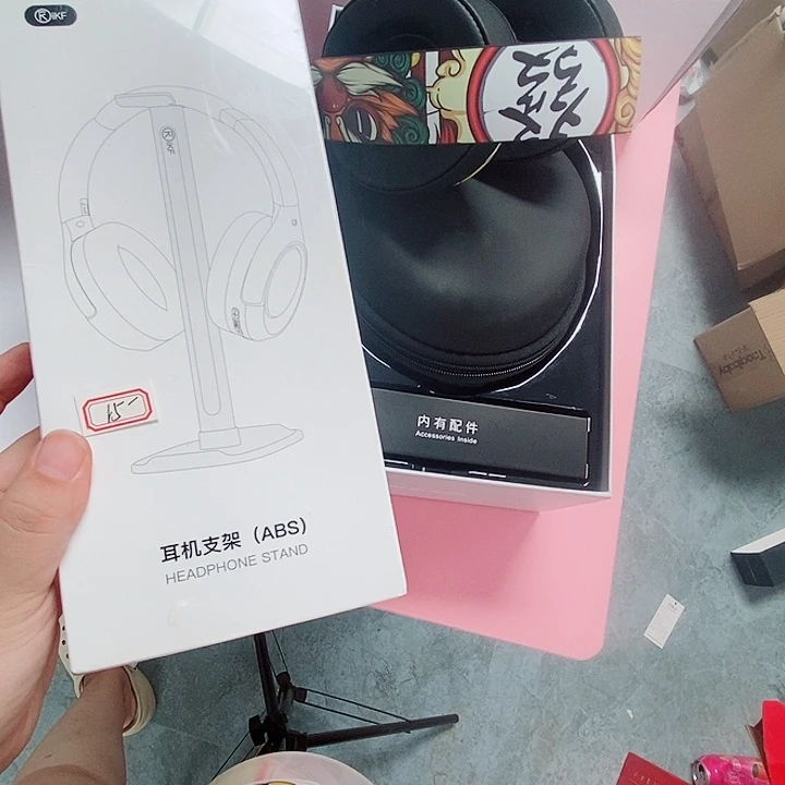 头戴耳机可蓝牙连电脑送支架