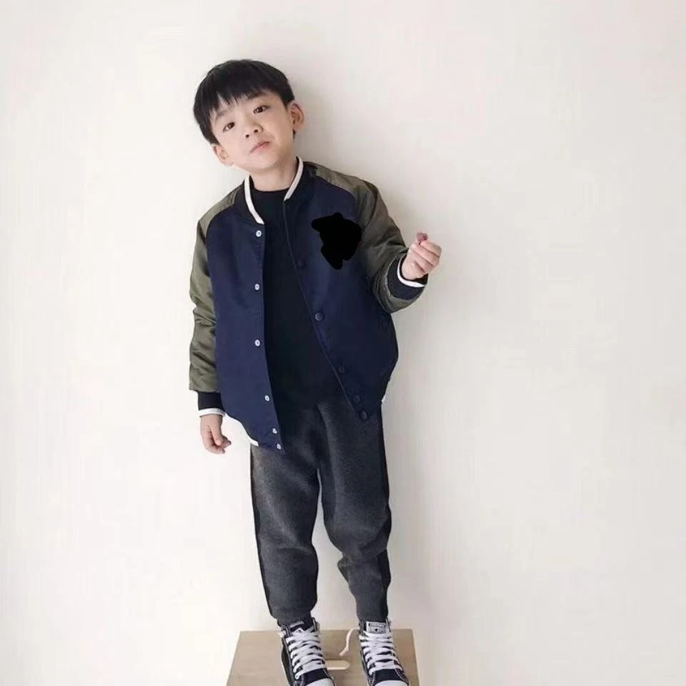 【给孩子的礼物】【清完过年】休闲百搭上身洋气秋冬款儿童棉服棒球服