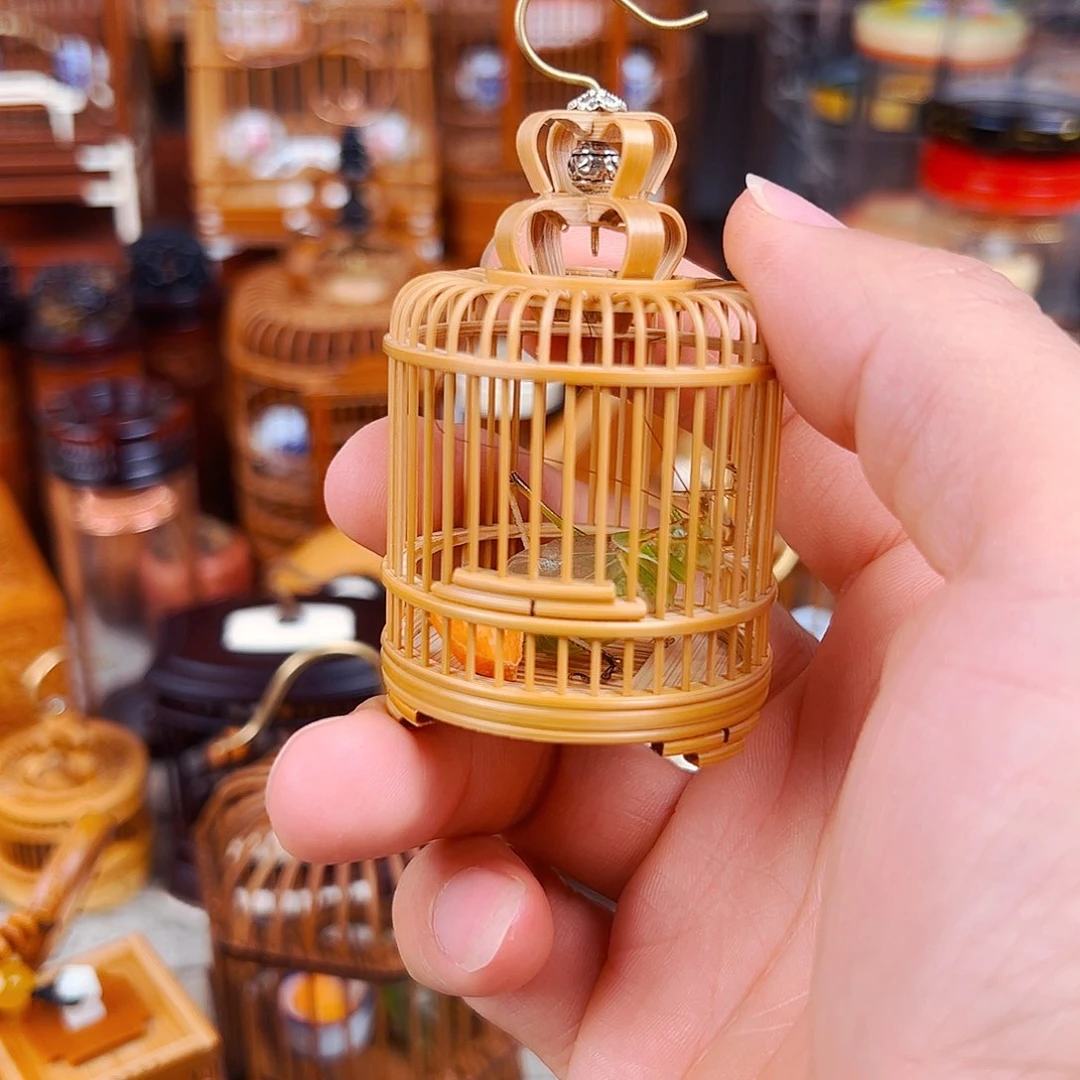 竹掌中宝全竹扎嘴笼+扎嘴