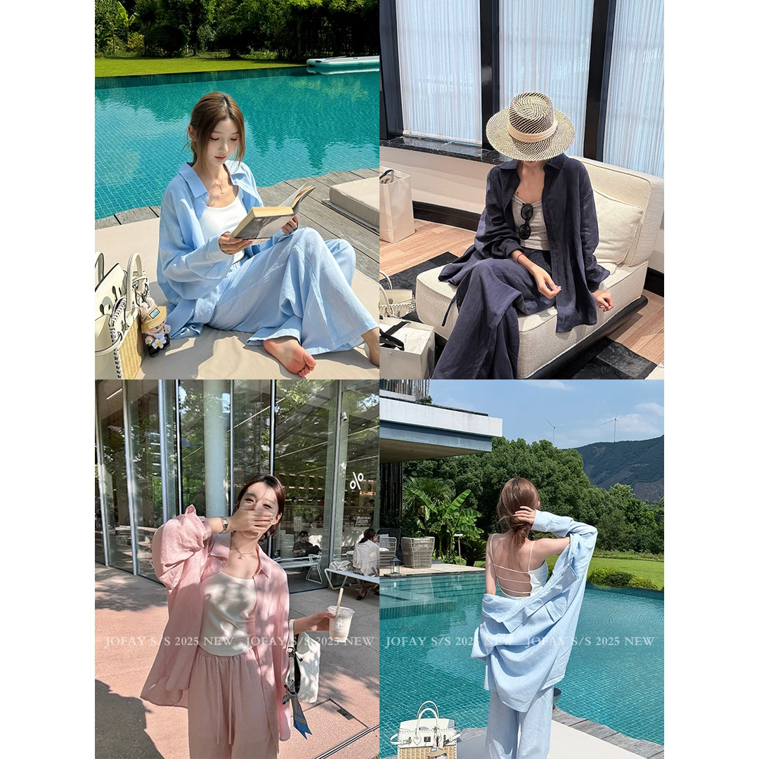 【CHASINGLIGHT】|夏天的风|老钱风刺绣衬衫 C1569