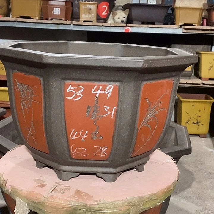 紫砂花盆花盆包邮