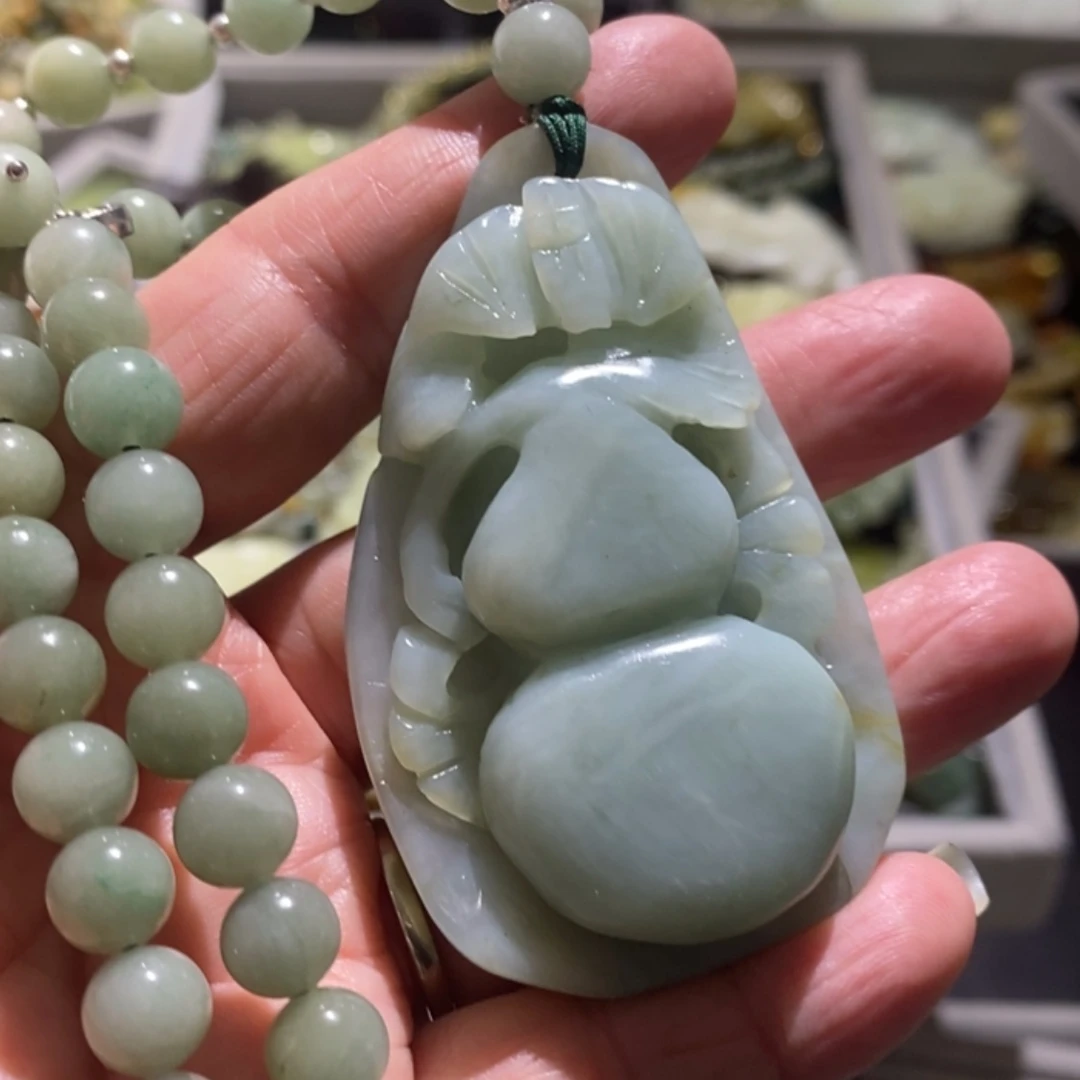 【闪购商品】岫玉毛衣链未镶嵌