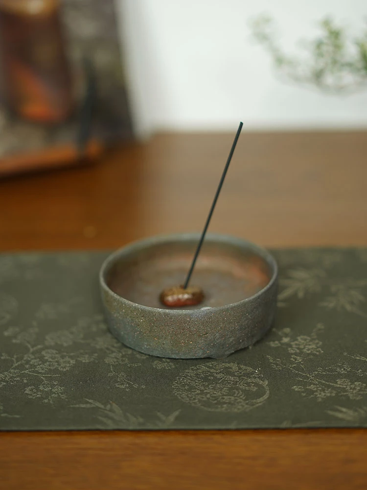 伊禾集物 日本备前烧手工匠人泉裕理 香插 茶具 零配 535#